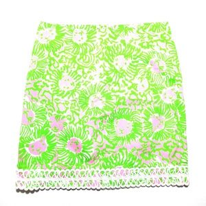 LILLY Pulitzer Floral Lined Skirt